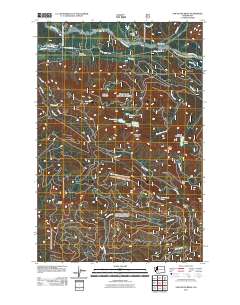 Sawtooth Ridge 2011 topographic map thumbnail