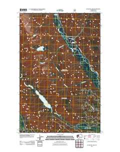Schaefer Lake 2011 topographic map thumbnail