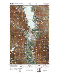 Oroville 2011 topographic map thumbnail