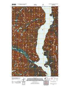 Pumpkin Mountain 2011 topographic map thumbnail