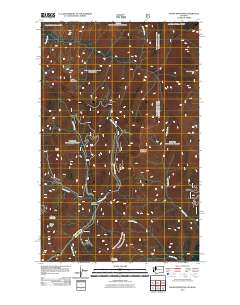 Salmo Mountain 2011 topographic map thumbnail