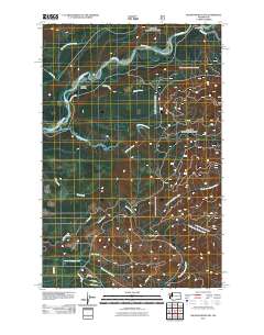 Salmon River East 2011 topographic map thumbnail