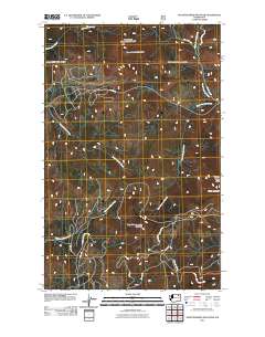 Seventeenmile Mountain 2011 topographic map thumbnail