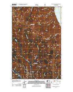 Pyramid Mountain 2011 topographic map thumbnail