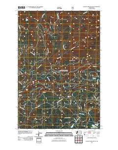 Quartz Creek Butte 2011 topographic map thumbnail