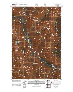 Saska Peak 2011 topographic map thumbnail