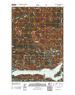 Rimrock Lake 2011 topographic map thumbnail