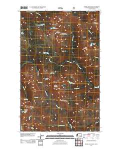 Remmel Mountain 2011 topographic map thumbnail