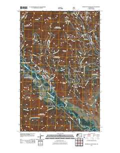 Rendevous Mountain 2011 topographic map thumbnail