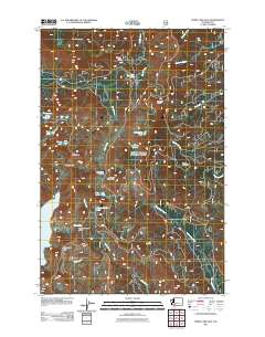 Spirit Lake East 2011 topographic map thumbnail