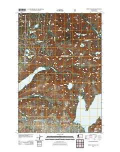 Spirit Lake West 2011 topographic map thumbnail