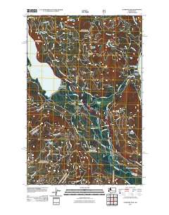Stampede Pass 2011 topographic map thumbnail
