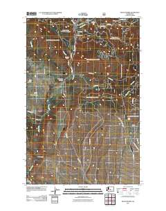 Swauk Prairie 2011 topographic map thumbnail