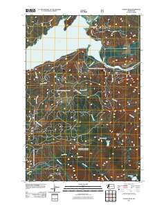 Vanson Peak 2011 topographic map thumbnail