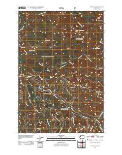 Siouxon Peak 2011 topographic map thumbnail