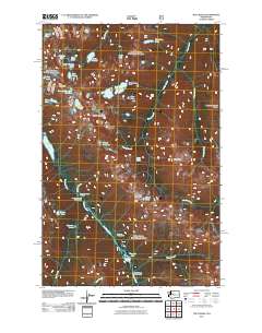 The Cradle 2011 topographic map thumbnail