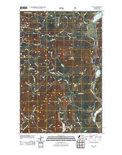Uncas 2011 topographic map thumbnail