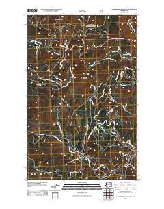 Strawberry Mountain 2011 topographic map thumbnail