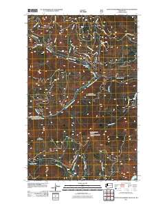 South Huckleberry Mountain 2011 topographic map thumbnail