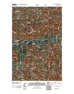 Snider Peak 2011 topographic map thumbnail