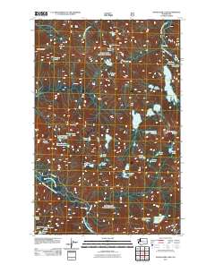 Snoqualmie Lake 2011 topographic map thumbnail