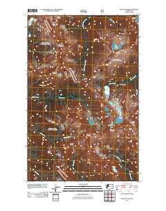 Suiattle Pass 2011 topographic map thumbnail