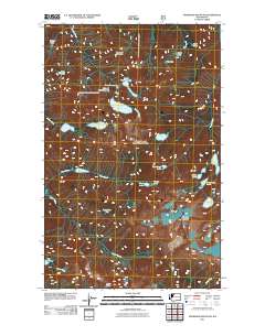 Snowking Mountain 2011 topographic map thumbnail