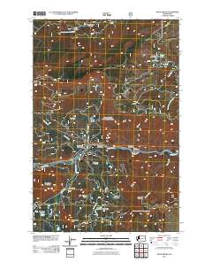 Tieton Basin 2011 topographic map thumbnail