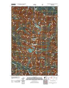 Whitehorse Mountain 2011 topographic map thumbnail