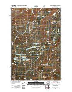 Wenatchee Heights 2011 topographic map thumbnail