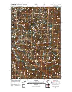 Blowout Mountain 2011 topographic map thumbnail