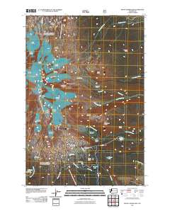 Mount Adams East 2011 topographic map thumbnail