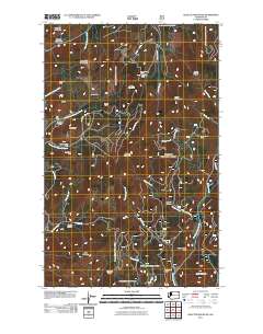 Gillette Mountain 2011 topographic map thumbnail