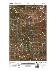 Duncan Ridge 2011 topographic map thumbnail
