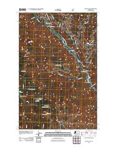 Silver Falls 2011 topographic map thumbnail
