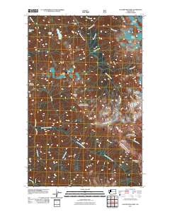Glacier Peak West 2011 topographic map thumbnail