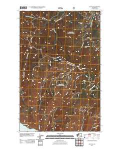 Oss Peak 2011 topographic map thumbnail