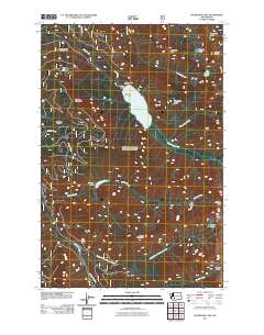 Packwood Lake 2011 topographic map thumbnail