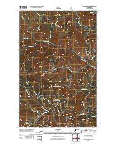 Coxit Mountain 2011 topographic map thumbnail