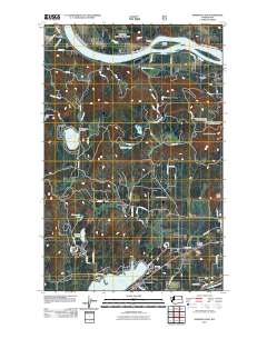 Diamond Lake 2011 topographic map thumbnail