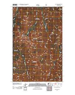 Lost Peak 2011 topographic map thumbnail
