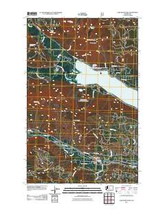 Lake Wenatchee 2011 topographic map thumbnail