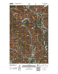 La Fleur Lake 2011 topographic map thumbnail