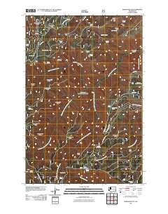 Pinkham Butte 2011 topographic map thumbnail