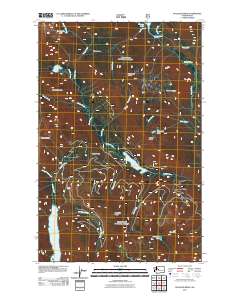 Polallie Ridge 2011 topographic map thumbnail