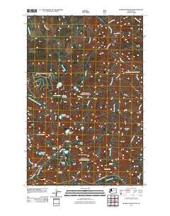 Bearhead Mountain 2011 topographic map thumbnail