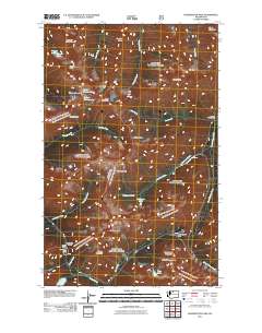 Washington Pass 2011 topographic map thumbnail