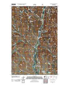 Lewis Butte 2011 topographic map thumbnail