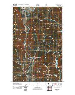 Laurier 2011 topographic map thumbnail