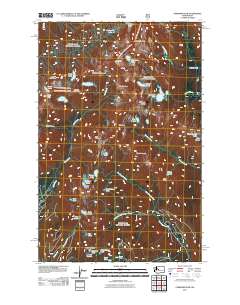 Chikamin Peak 2011 topographic map thumbnail